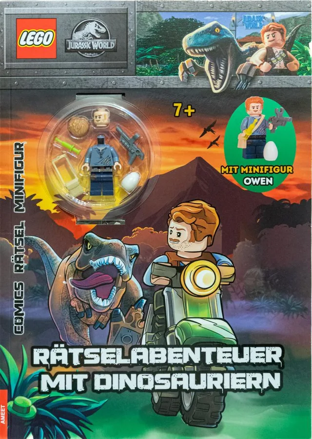LEGO 9783960807483-1 Jurassic World: Rätselabenteuer mit Dinosauriern