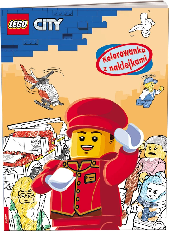 LEGO 9788325338886-1 City: Kolorowanka z naklejkami