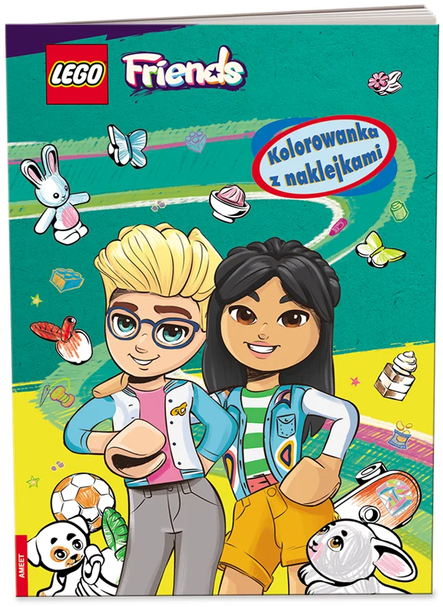 LEGO 9788325342715-1 Friends: Kolorowanka z Naklejkami