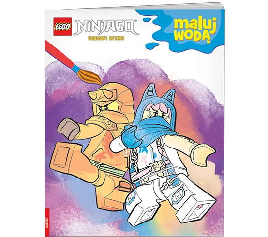 LEGO 9788325344528-1 Ninjago: Dragons Rising: Paint with Water