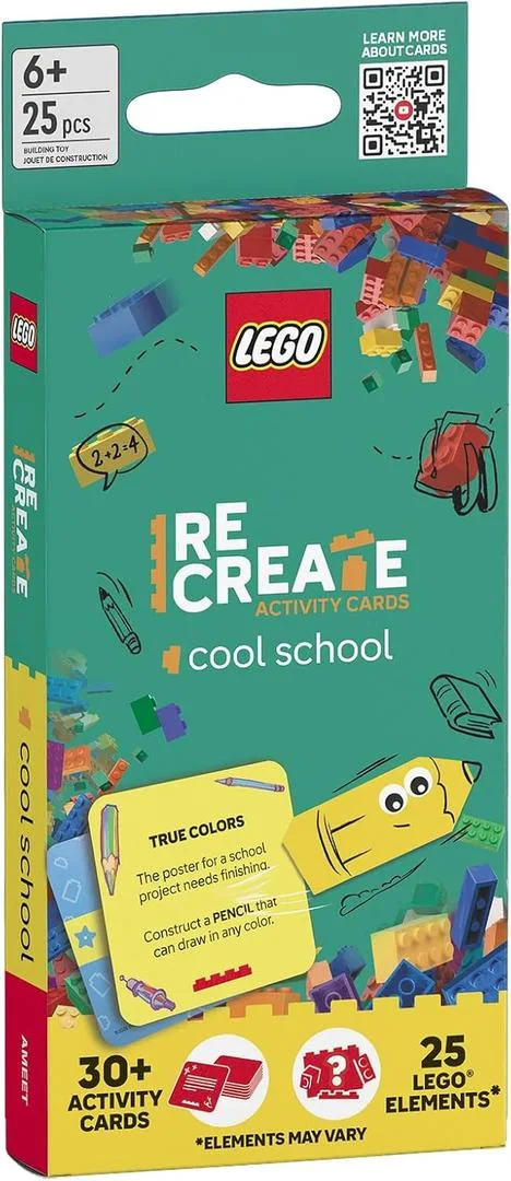 LEGO 9788325346928-1 ReCreate Activity Cards: Cool School
