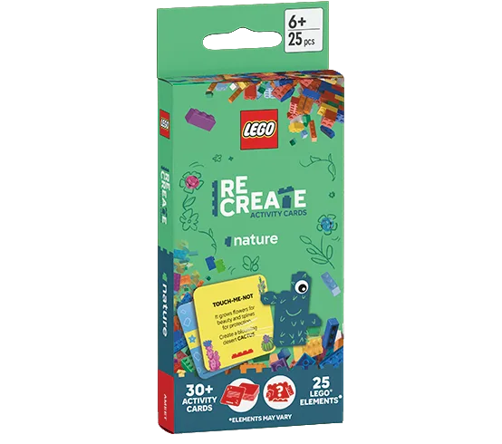 LEGO 9789002284854-1 ReCreate Activity Cards: Nature