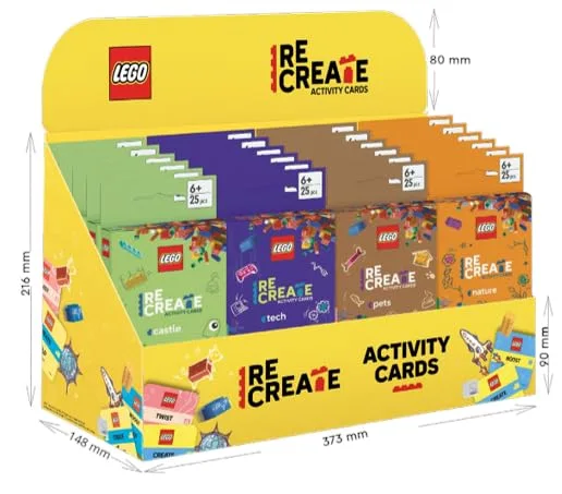 LEGO 9789002284861-1 ReCreate Activity Cards Display