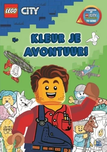 LEGO 9789463850841-1 City: Kleur Je Avontuur