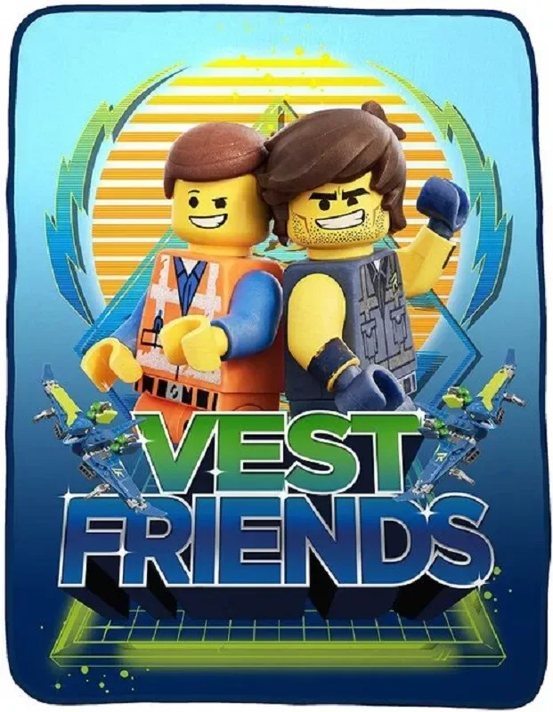 LEGO A3630W-1 The LEGO Movie 2 Vest Friends Throw