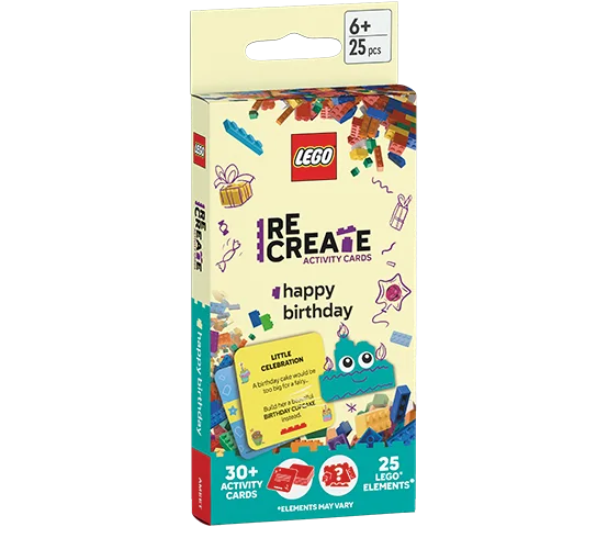 LEGO ACP6611-1 ReCreate Activity Cards: Happy Birthday