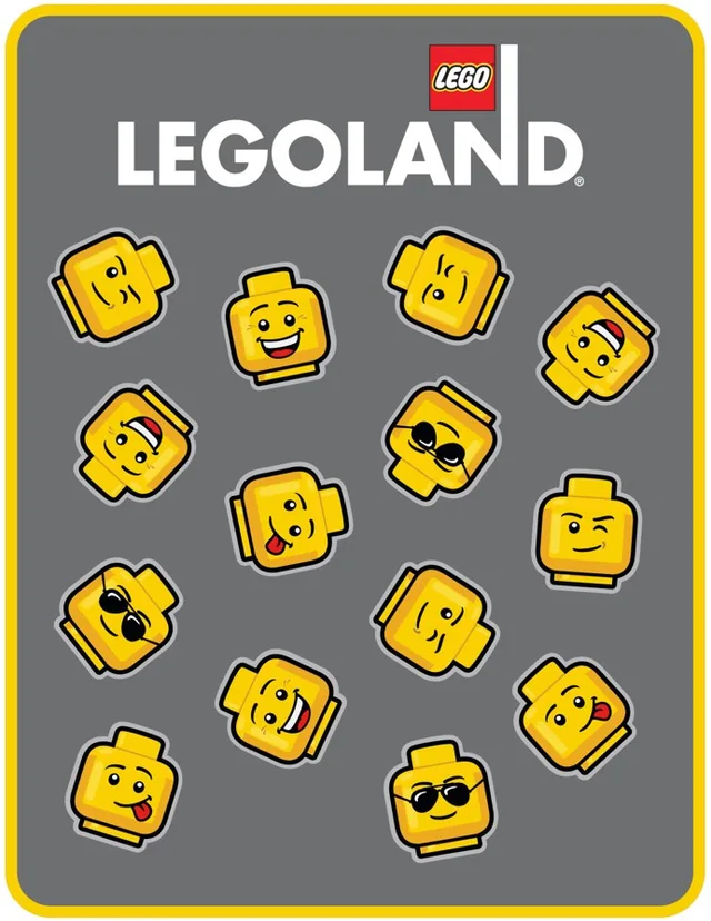 LEGO AT189P-1 LEGOLAND Minifigure Smiles Throw