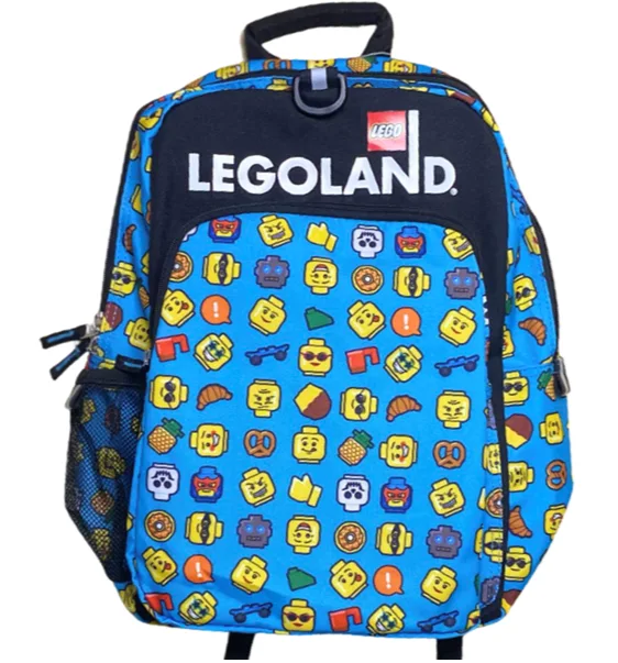 LEGO BACKPACK-5 Minifigure Emoji Backpack (Blue)