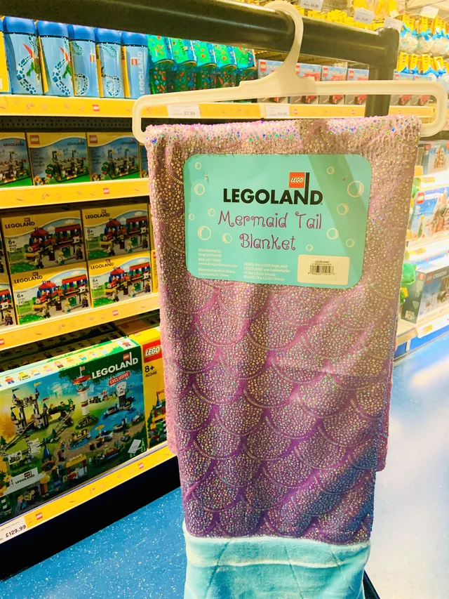 LEGO BLANKET-2 LEGOLAND Mermaid Tail Fleece Blanket