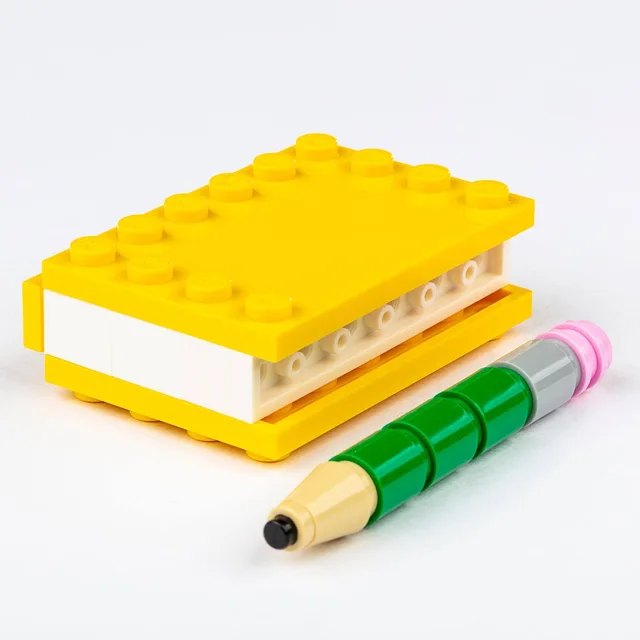 LEGO BOOKANDPENCIL-1 Book and Pencil