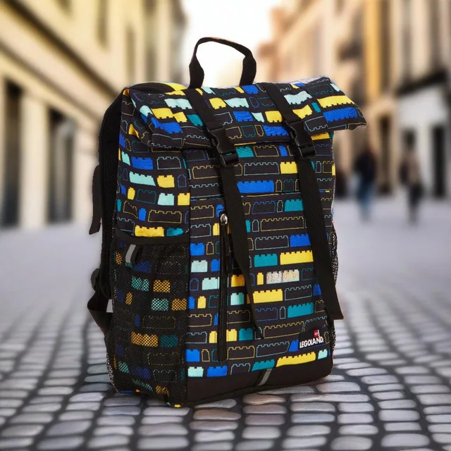 LEGO BP0364550L-1 Multi Colour Roll Top Backpack
