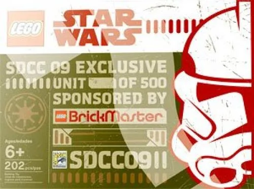 LEGO COMCON010-1 Mini Republic Dropship & AT-TE Brickmaster SDCC 09 Exclusive