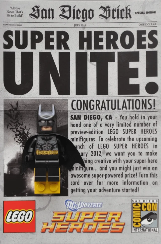 LEGO COMCON014-1 Super Heroes Unite - Batman - San Diego Comic-Con 2011 Exclusive