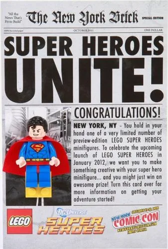 LEGO COMCON017-1 Super Heroes Unite - Superman - New York Comic-Con 2011 Exclusive