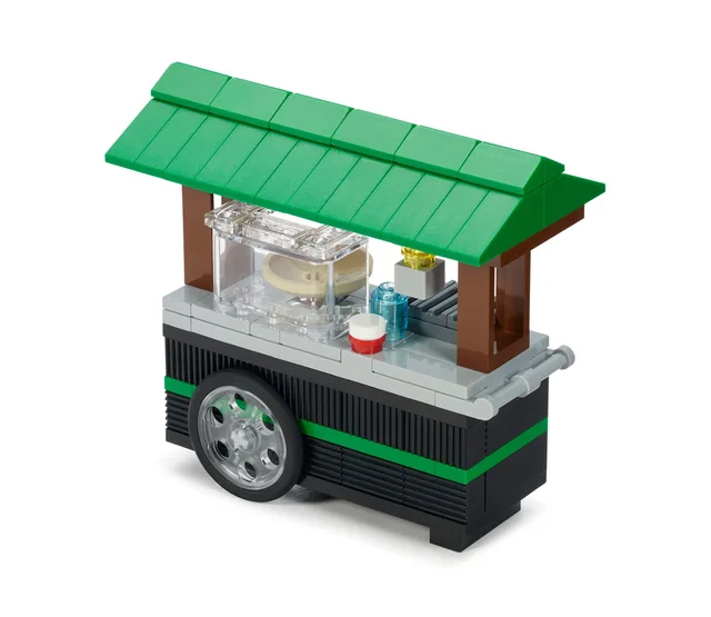 LEGO COWS1-1 Singapore: Food Cart