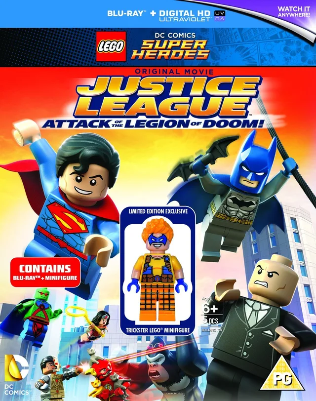LEGO DCSHDVD2-1 DC Comics Super Heroes: Justice League: Attack of the Legion of Doom! (Blu-ray + Digital)