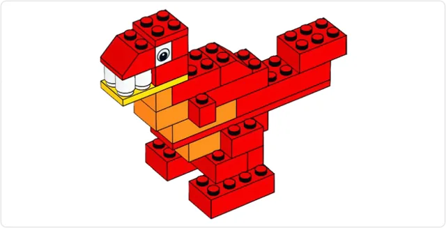 LEGO DINOSAUR-1 January Monthly Build - Dinosaur