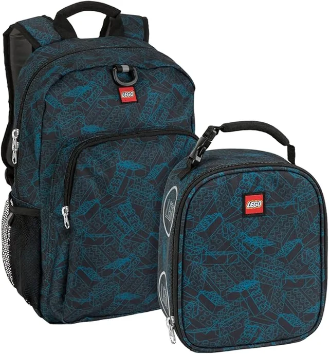 LEGO DPLN961B-1 Blueprint Backpack and Lunchbox Combo