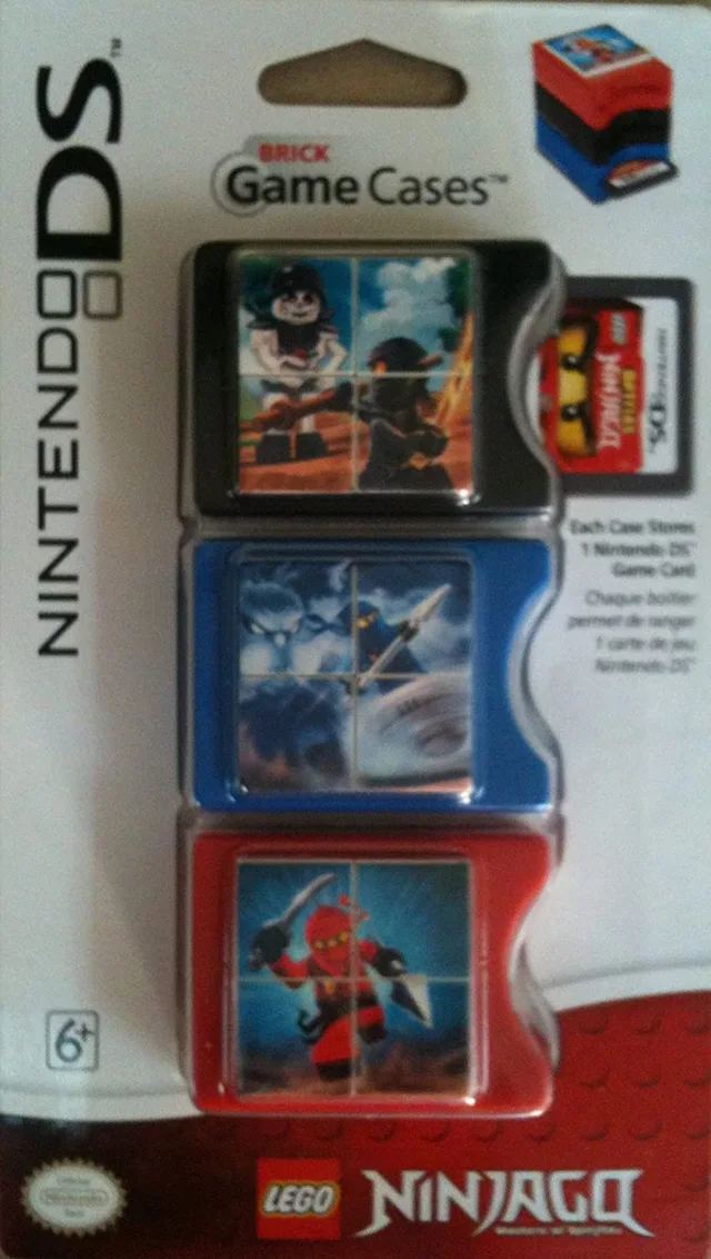 LEGO DSCASE-3 Brick Game Cases for Nintendo DS - Ninjago