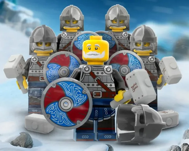 LEGO EG00162-1 5 x Viking Villagers Bundle
