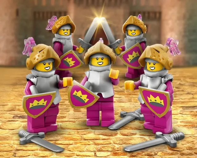 LEGO EG00165-1 5 x Magenta Knights Bundle