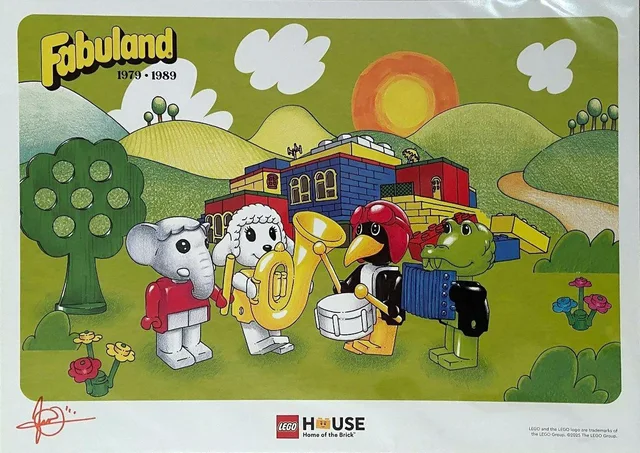 LEGO FABULANDART-1 LEGO Fabuland Tribute Art Print