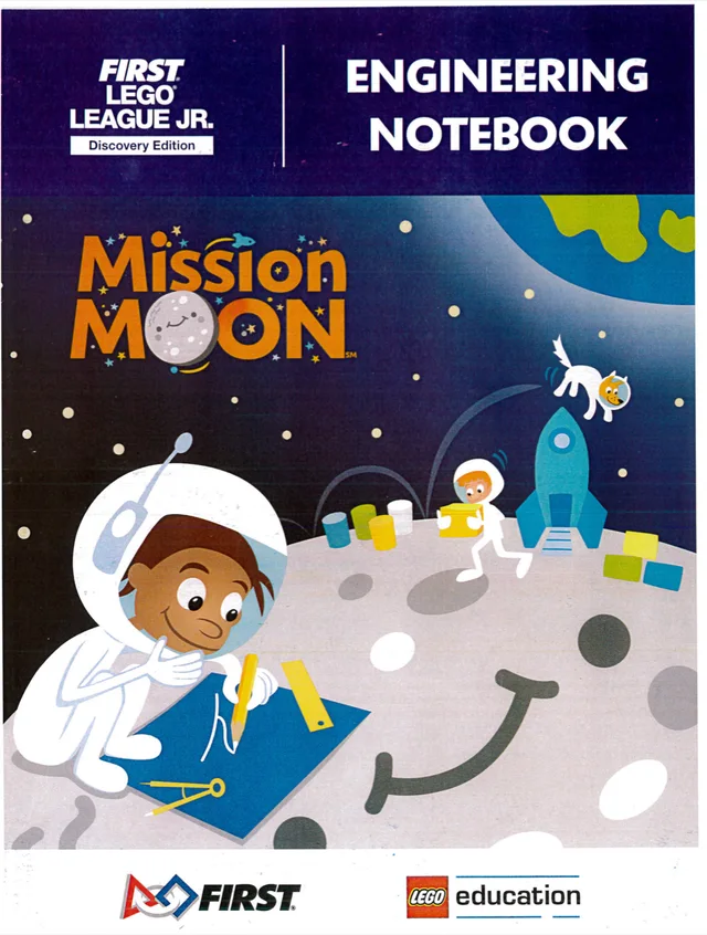 LEGO FLL2018-1 Mission MOON Engineering Notebook (FLL Jr. Discovery Edition)