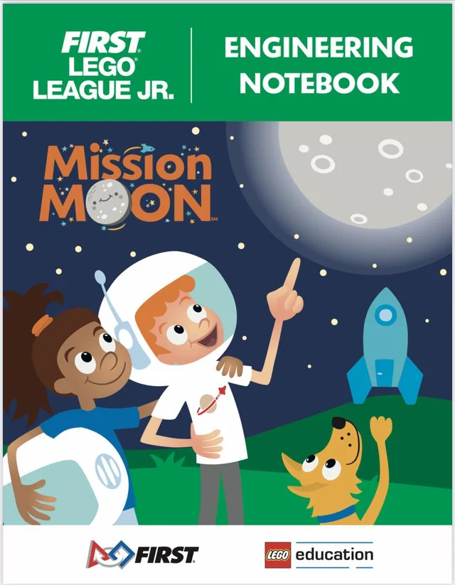 LEGO FLL2018-2 Mission MOON Engineering Notebook (FLL Jr.)