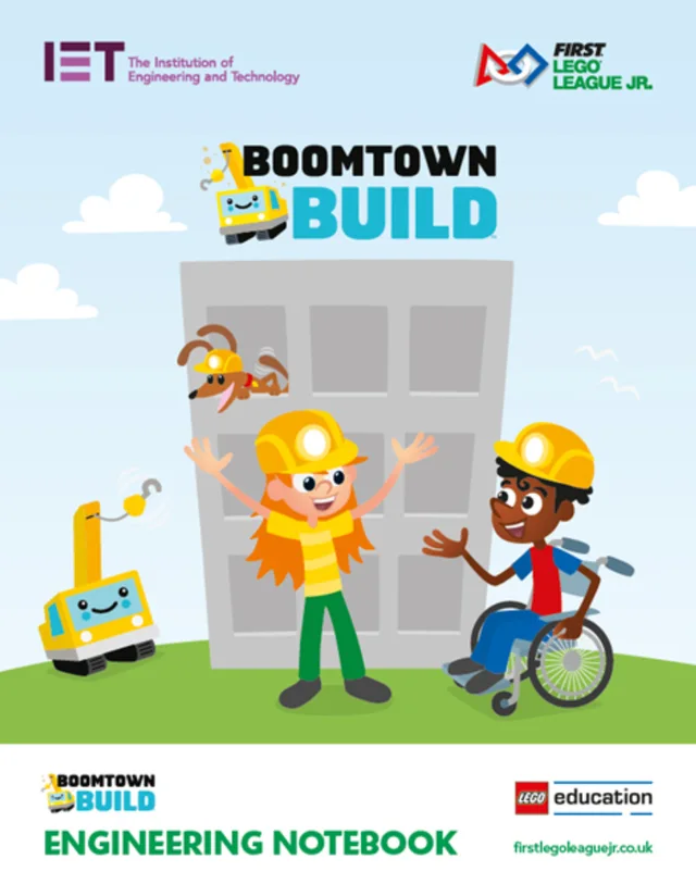 LEGO FLL2019-5 BOOMTOWN BUILD Engineering Notebook (FLL Jr.)