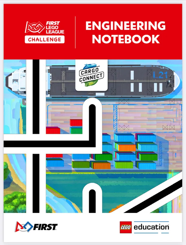 LEGO FLL2021-5 CARGO CONNECT Engineering Notebook (FLL Challenge)