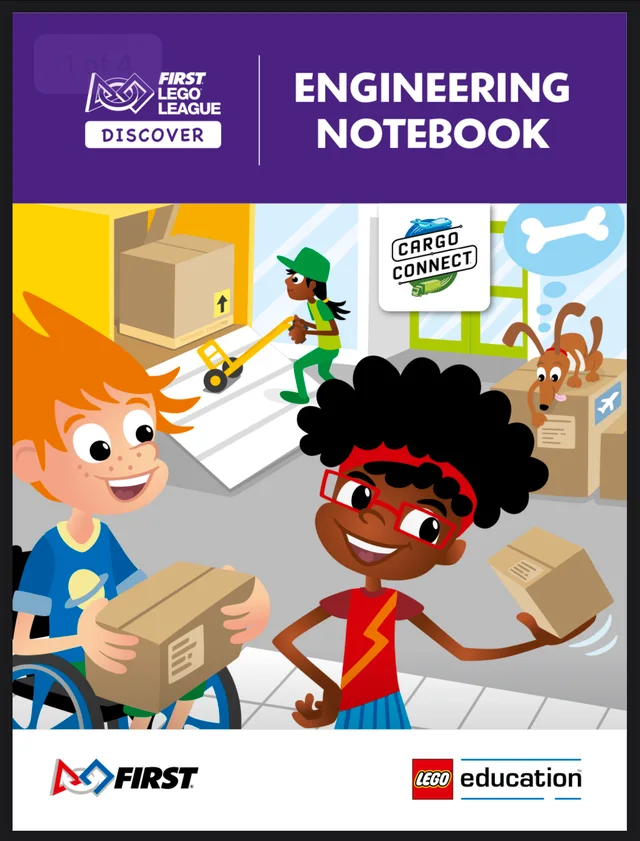 LEGO FLL2021-6 CARGO CONNECT Engineering Notebook (FLL Discover)