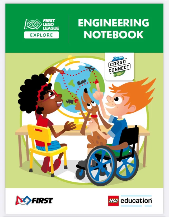 LEGO FLL2021-7 CARGO CONNECT Engineering Notebook (FLL Explore)