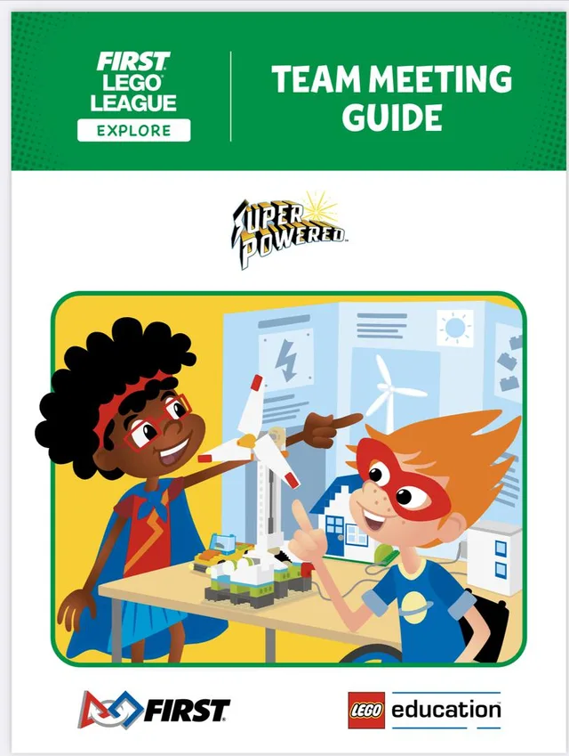 LEGO FLL2022-1 SUPERPOWERED Team Meeting Guide (FLL Explore)