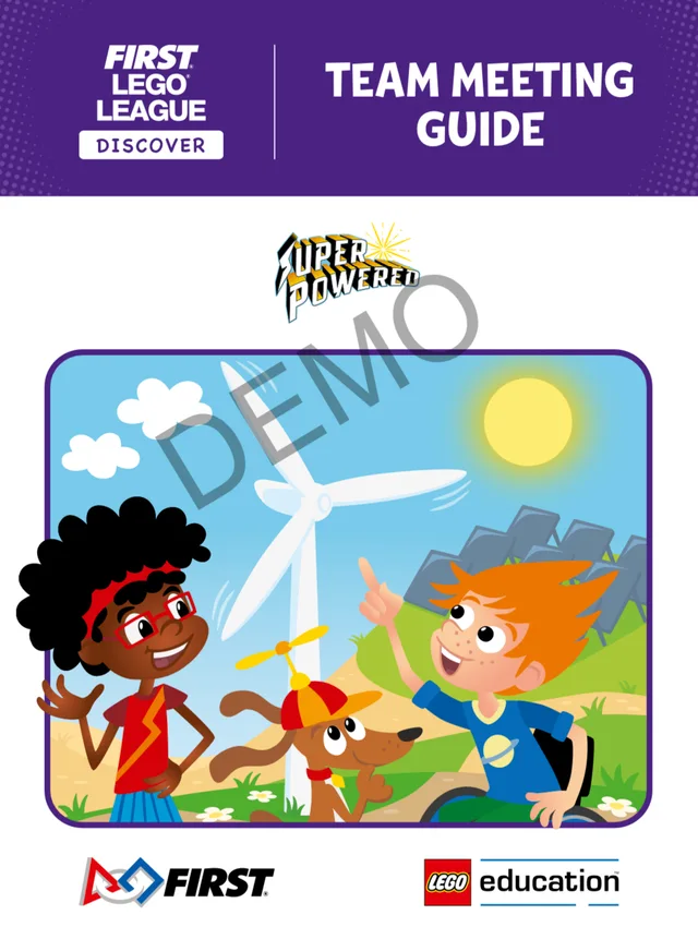LEGO FLL2022-3 SUPERPOWERED Team Meeting Guide (FLL Discover)