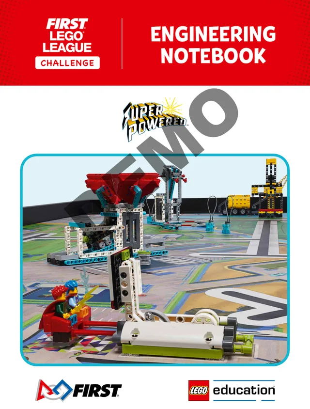 LEGO FLL2022-4 SUPERPOWERED Engineering Notebook (FLL Challenge)