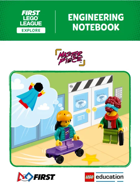 LEGO FLL2023-1 MASTERPIECE Engineering Notebook (FLL Explore)