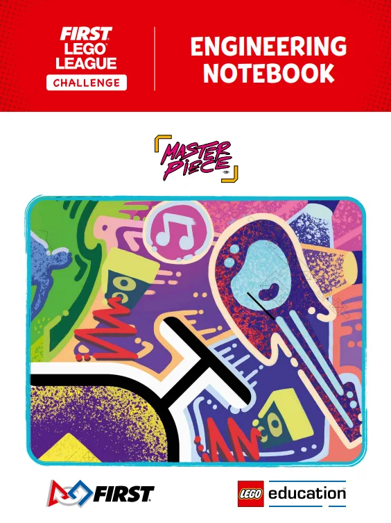 LEGO FLL2023-5 MASTERPIECE Engineering Notebook (FLL Challenge)