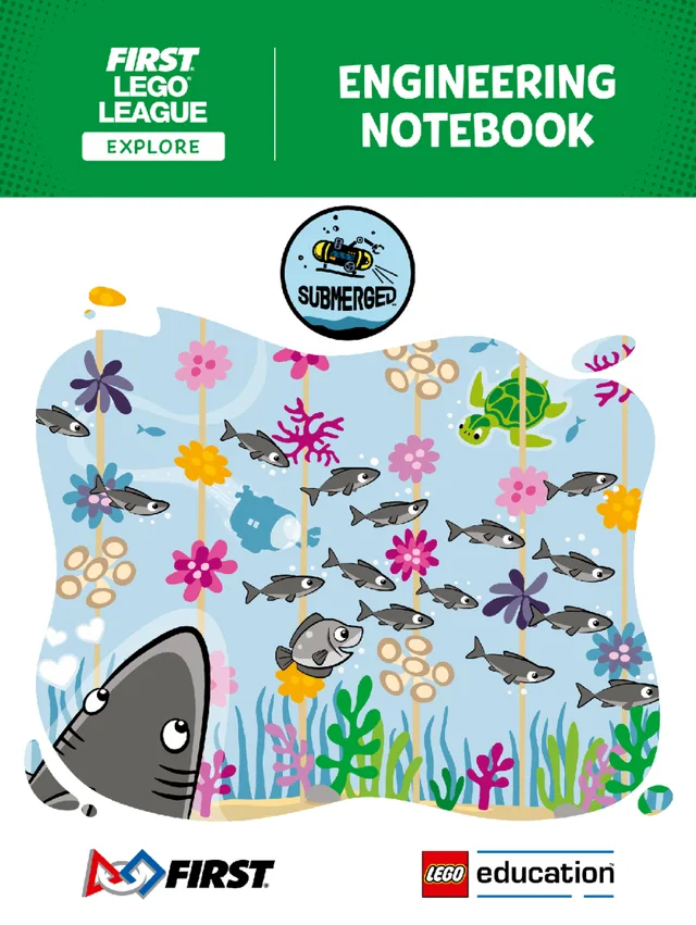 LEGO FLL2024-1 SUBMERGED Engineering Notebook (FLL Explore)