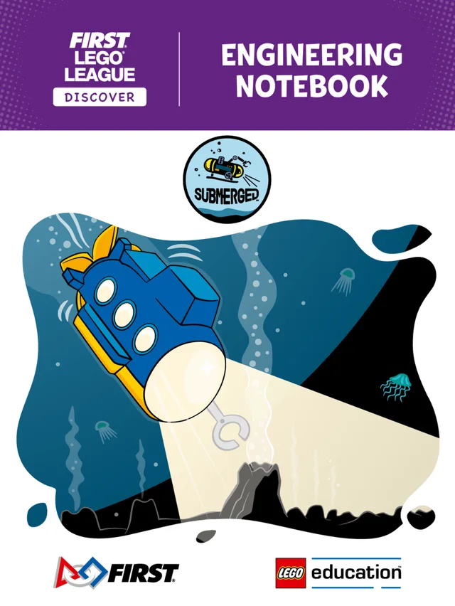 LEGO FLL2024-6 SUBMERGED Engineering Notebook (FLL Discover)