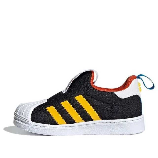 LEGO FX4924-1 adidas Racer Superstar 360 x LEGO (Black Green) - Infant Shoes