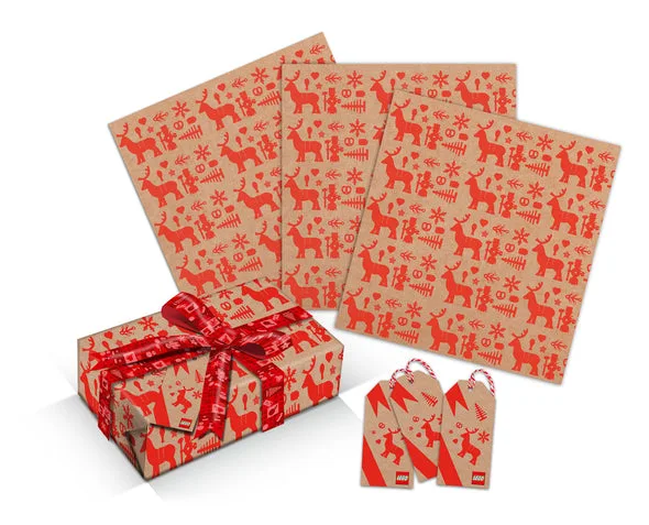 LEGO GIFTWRAP-1 Christmas Gift Wrap Set