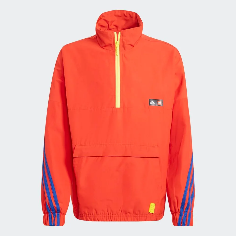 LEGO GU4273-1 adidas x Classic LEGO Red Halfzip Windbreaker