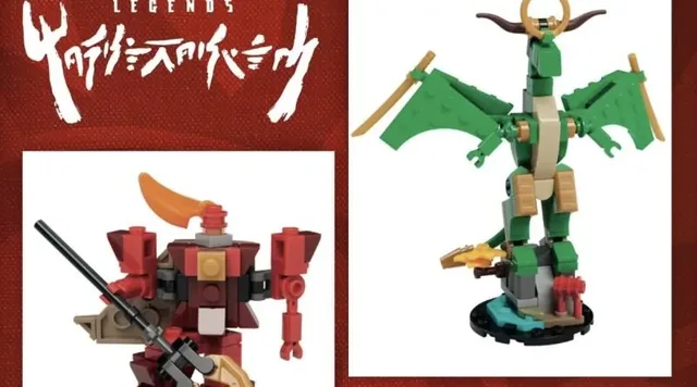 LEGO GUARDIANDRAGON-1 Guardian Dragon & Fire Mech