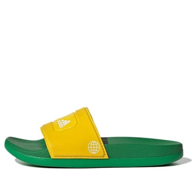 LEGO GV8233-1 adidas Adilette Slide x LEGO (Equipment Yellow Green) - Kids' Slides