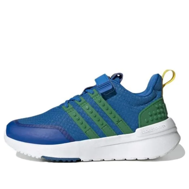 LEGO GV8237-1 adidas Racer TR EL x LEGO (Halo Blue Sub Green) - Little Kids' Shoes