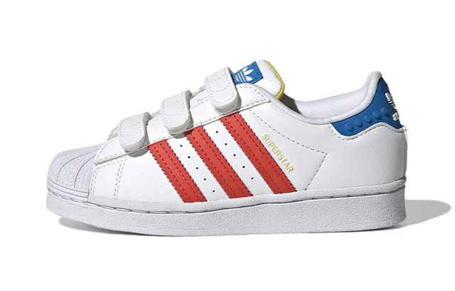 LEGO GV8883-1 adidas Superstar J x LEGO (White Pantone) - Kids' Shoes