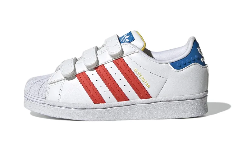 LEGO GV8883-1 adidas Superstar J x LEGO (White Pantone) - Kids' Shoes