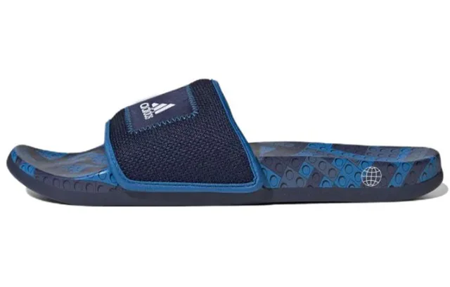 LEGO GW0823-1 adidas Adilette Comfort Slide x LEGO (Dark Blue) - Men's Slides