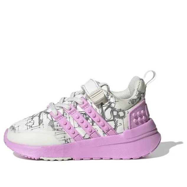 LEGO GW1873-1 adidas Racer TR I x LEGO (Off White Bliss Lilac) - Infant Shoes