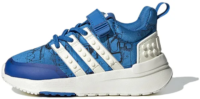 LEGO GW1874-1 adidas Racer TR I x LEGO (Shock Blue Off White) - Infant Shoes